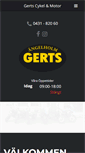 Mobile Screenshot of gertsmotor.se