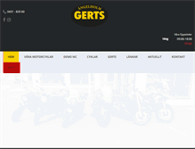 Tablet Screenshot of gertsmotor.se